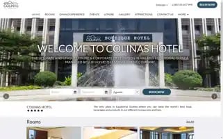 Colinashotel.com Screenshot 2024-04-18 10:49:51