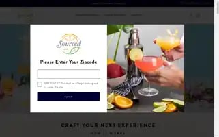 Sourcedcraftcocktails.com Screenshot 2024-05-04 07:27:39