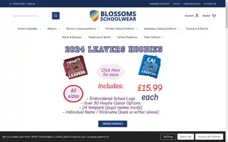 Blossomsschoolwear.com Screenshot 2024-05-15 14:47:35