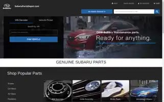 Subarupartsdepot.com Screenshot 2024-05-14 03:02:01