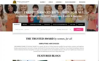 Womenschoiceaward.com Screenshot 2024-07-01 18:10:21