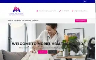 Morielhealthcareltd.uk Screenshot 2024-05-23 15:40:25