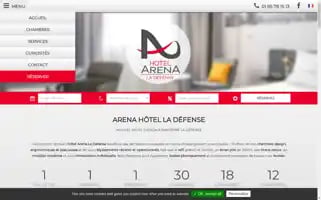 Arena-hotel-la-defense.fr Screenshot 2024-04-26 21:27:00