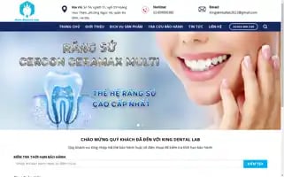 Kingdentallabbaohanh.com Screenshot 2024-05-21 23:42:14