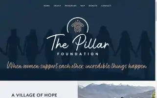 Thepillarfoundation.com Screenshot 2024-07-06 02:14:26