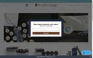 Thetrufflecottage.com Screenshot 2024-05-05 22:47:13