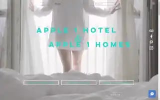 Apple1hotel.com Screenshot 2024-04-26 02:25:19