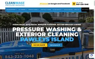 Cleanimagepressurewashing.com Screenshot 2024-07-06 13:42:36
