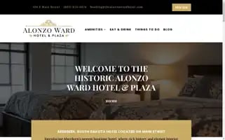 Thealonzowardhotel.com Screenshot 2024-04-25 13:12:19