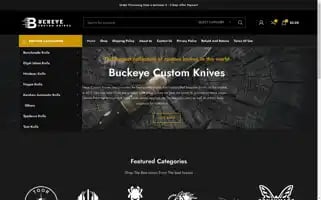 Buckeyecustomknives.com Screenshot 2024-05-25 06:07:46
