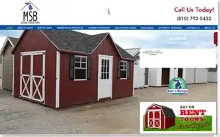 Michiganstoragebarns.com Screenshot 2024-05-12 22:46:34