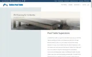 Dallaspooltable.com Screenshot 2024-05-09 08:20:08