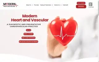 Modernheartandvascular.com Screenshot 2024-06-13 03:22:22