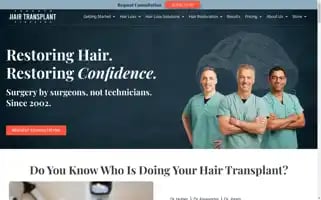 Torontohairtransplant.com Screenshot 2024-05-14 14:04:48