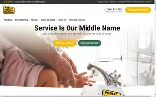 Publicserviceplumbers.com Screenshot 2024-05-16 14:17:01