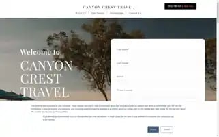 Canyoncresttravel.com Screenshot 2024-04-17 17:58:02