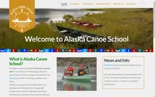 Alaskacanoeschool.com Screenshot 2024-07-03 09:37:27