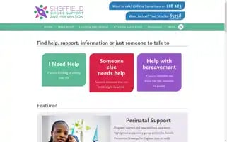 Sheffieldsuicidesupport.co.uk Screenshot 2024-06-30 10:19:53