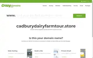 Cadburydairyfarmtour.store Screenshot 2024-04-22 20:35:09