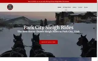 Parkcitysleighrides.com Screenshot 2024-05-16 11:47:09