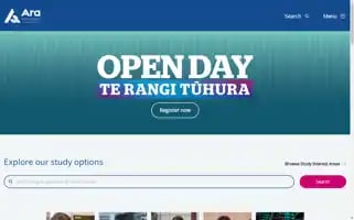 Ara.ac.nz Screenshot 2024-05-08 13:54:25