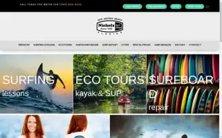 Nicholssurfshop.com Screenshot 2024-06-12 20:23:59