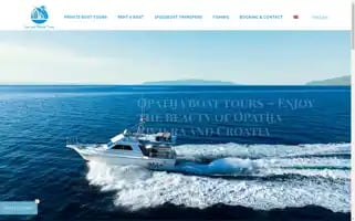 Opatija-boat-trips.com Screenshot 2024-04-19 11:25:36