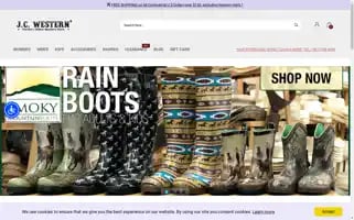 Jcwesternwear.com Screenshot 2024-05-05 00:43:27