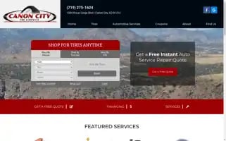 Canoncitytire.com Screenshot 2024-05-08 23:44:57