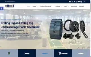 Drillingtrackparts.com Screenshot 2024-05-26 08:45:05