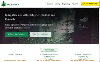 Priceheltonfuneralhome.com Screenshot 2024-06-12 08:12:57