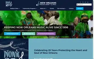 Neworleansmusiciansclinic.org Screenshot 2024-07-02 12:11:03