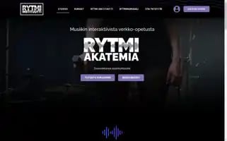 Rytmiakatemia.fi Screenshot 2024-05-22 10:47:10