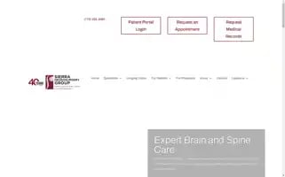 Sierraneurosurgery.com Screenshot 2024-07-05 13:55:40