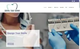 Dentaltourtirana.com Screenshot 2024-04-18 07:37:43