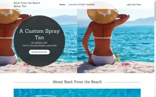 Backfromthebeachspraytan.com Screenshot 2024-05-15 13:18:19