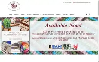 Parrishousewoolworks.com Screenshot 2024-05-04 21:21:28