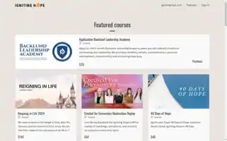 Ignitinghopeacademy.com Screenshot 2024-07-01 22:44:25