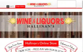Hallinansliquor.com Screenshot 2024-05-10 00:29:09