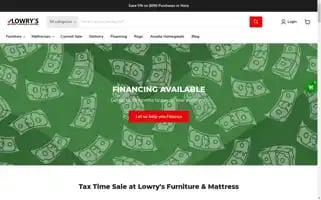 Lowrysfurniturestore.com Screenshot 2024-05-12 19:17:11