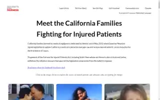 Patientsforfairness.org Screenshot 2024-07-04 17:00:11