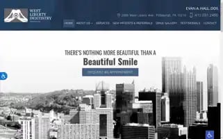 Westlibertydentistry.com Screenshot 2024-05-16 23:54:57