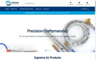 Supremeairproducts.com Screenshot 2024-06-12 05:49:21