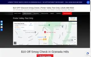 Smogcheckgranadahillsca.com Screenshot 2024-05-13 23:45:38