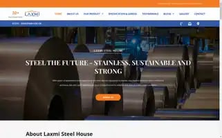 Laxmisteelhouse.com Screenshot 2024-05-26 13:33:48