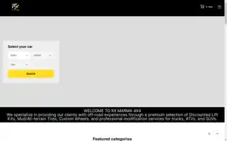 Rxmarma4x4.shop Screenshot 2024-05-26 20:23:38