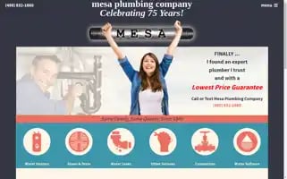 Mesaplumbingcompany.com Screenshot 2024-05-12 22:24:52