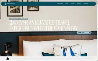 Thecarpentryhotel.com Screenshot 2024-04-25 16:58:27