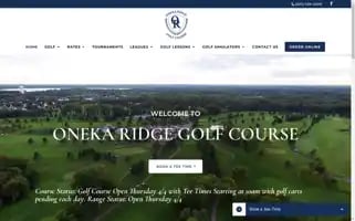 Onekaridgegc.com Screenshot 2024-05-16 10:47:33