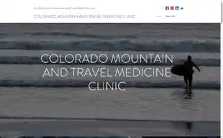 Coloradomountainandtravelmedclinic.com Screenshot 2024-04-15 17:41:34